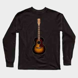 John Fahey Bacon & Day Sunburst Acoustic Guitar Long Sleeve T-Shirt